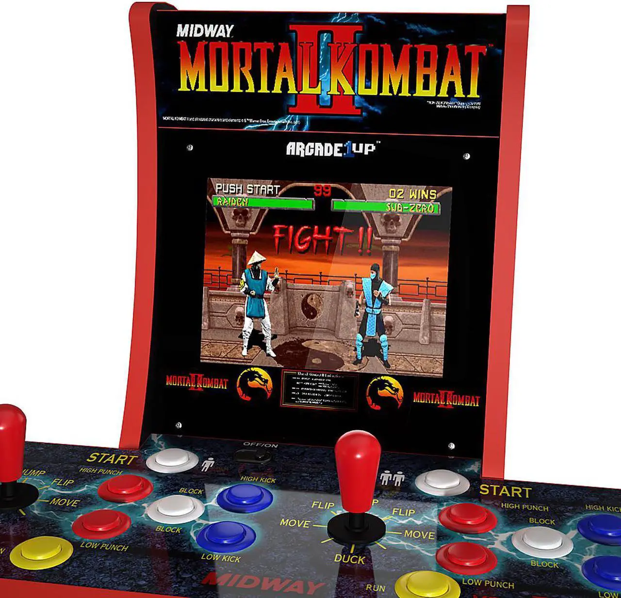 Alt view image 2 of 4 - Arcade1Up Midway Mortal Kombat II Counter-cade