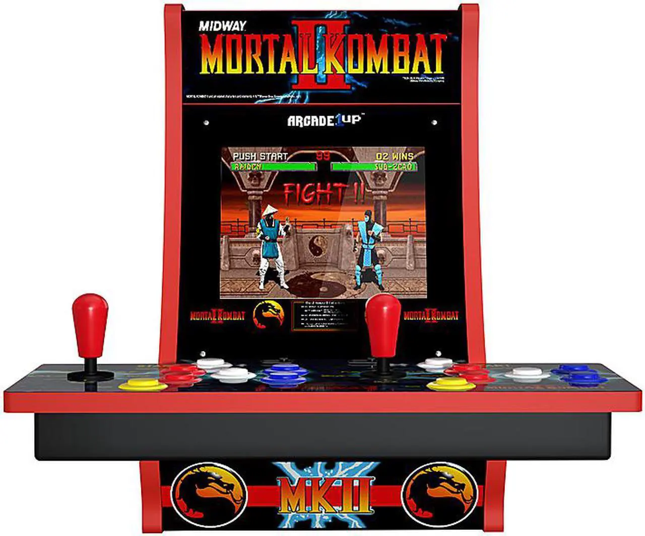 Alt view image 3 of 4 - Arcade1Up Midway Mortal Kombat II Counter-cade