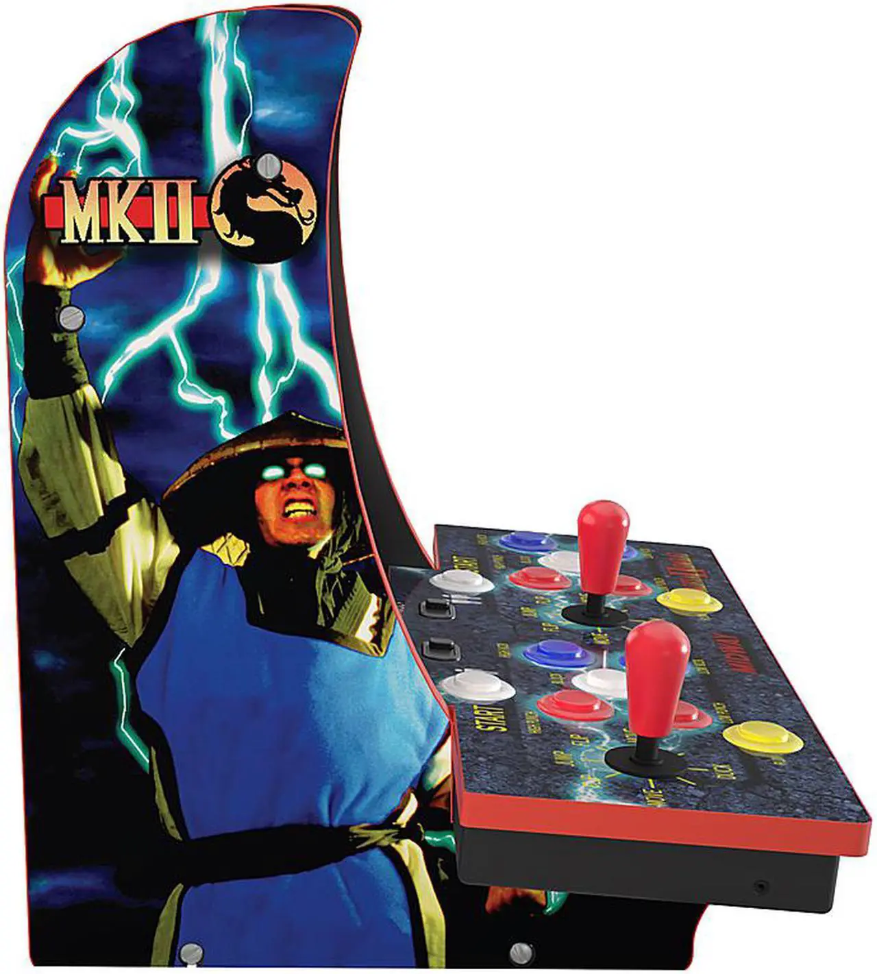 Alt view image 4 of 4 - Arcade1Up Midway Mortal Kombat II Counter-cade