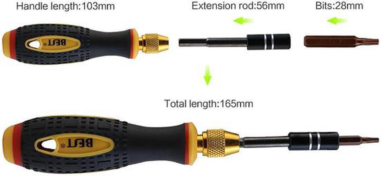 Alt view image 7 of 8 - BST-888B Strong Magnetic Precision Screwdriver Set for Computer Laptop Repairing