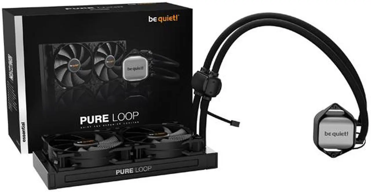 Alt view image 3 of 6 - be quiet! PURE LOOP 240mm AIO CPU Water Cooler | All In One Water Cooling System | Intel and AMD Support | Low Noise | BW006