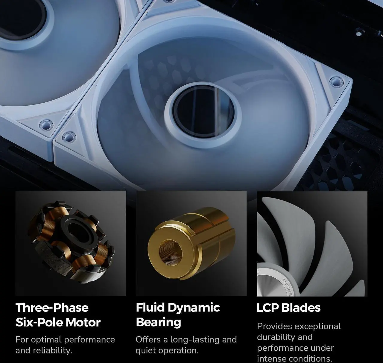 Alt view image 8 of 7 - TRYX PANORAMA 360 White 360mm AIO 6.5'' AMOLED Curved Screen 3D Anamorphic Effect Customizable AIO Cooler 360mm Asetek 8th Gen V2 320w TDP Magnetic Performance Fan Intel LGA 1851/1700 AMD AM5/AM4