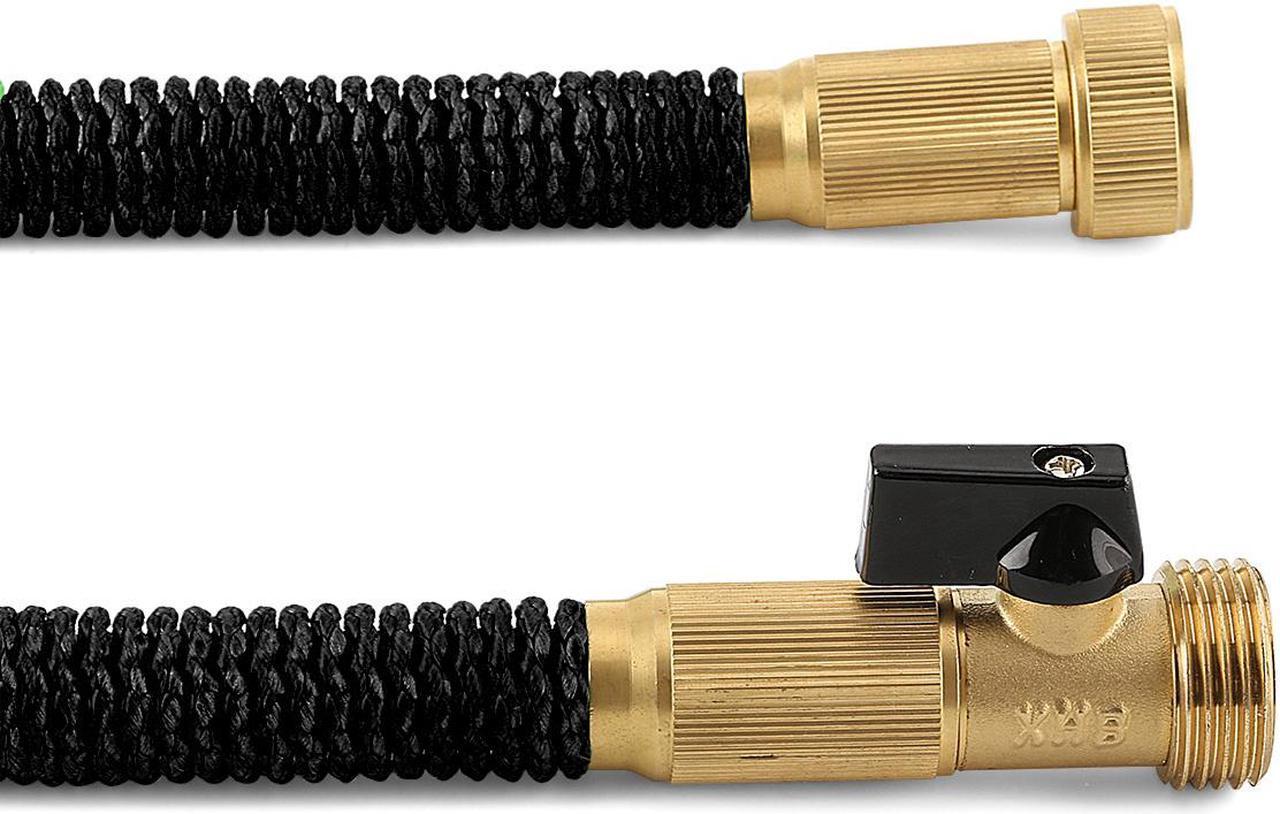 Alt view image 5 of 5 - GrowGreen Heavy Duty Expandable Garden Hose, Strongest Garden Hose with Solid Brass Connector, Flexible Water Hose with Storage Sack (75 Feet)