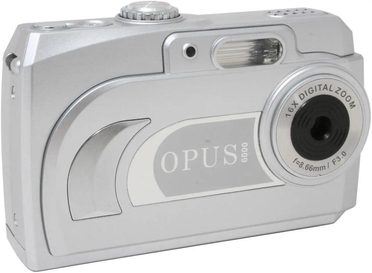 Main image of Ezonics Opus 6000 Silver 3.1 MP (Interpolated to 12 MP) Digital Camera