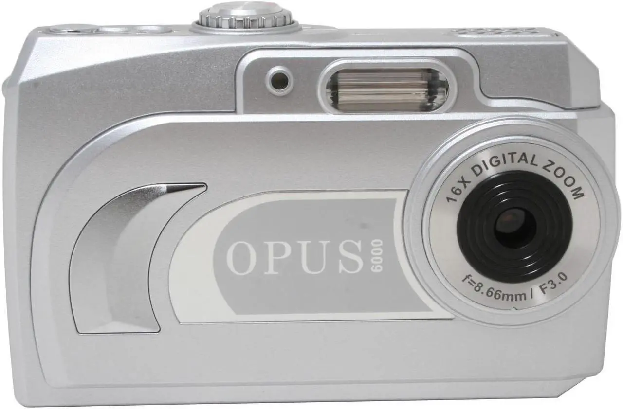 Alt view image 2 of 10 - Ezonics Opus 6000 Silver 3.1 MP (Interpolated to 12 MP) Digital Camera
