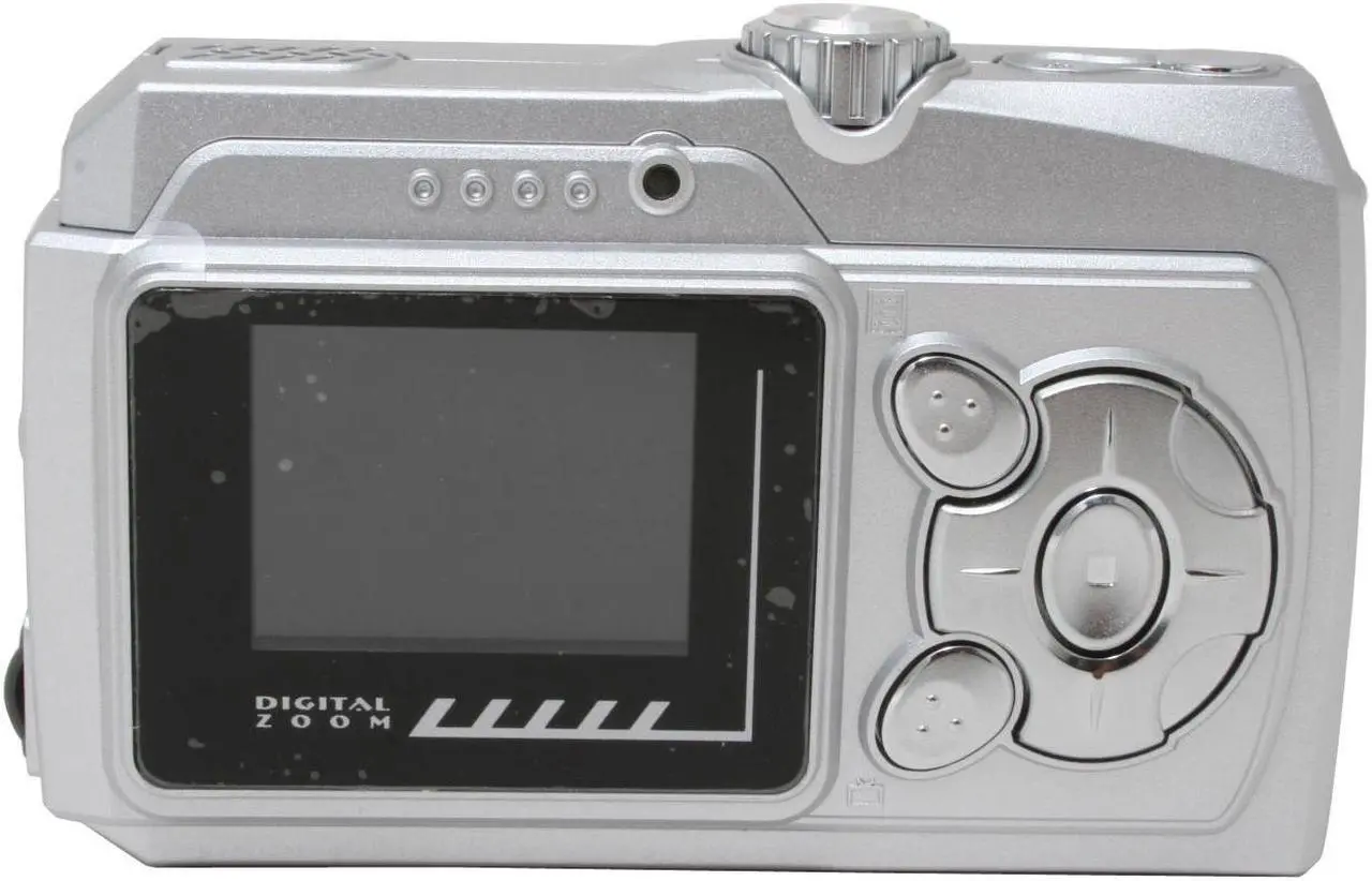 Alt view image 5 of 10 - Ezonics Opus 6000 Silver 3.1 MP (Interpolated to 12 MP) Digital Camera
