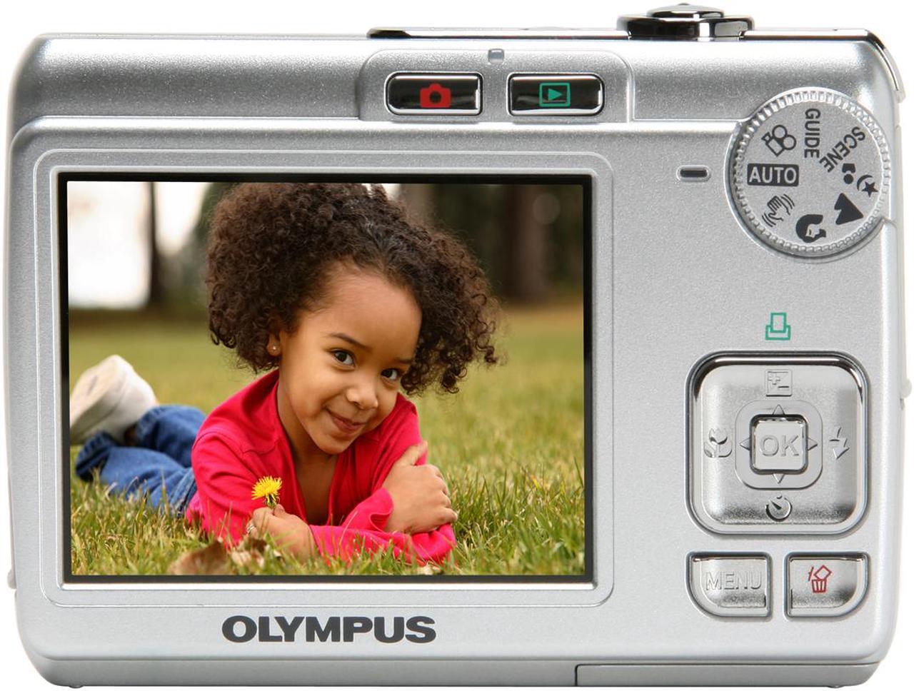 Alt view image 4 of 11 - OLYMPUS FE-210 Silver 7.1 MP 3X Optical Zoom Digital Camera