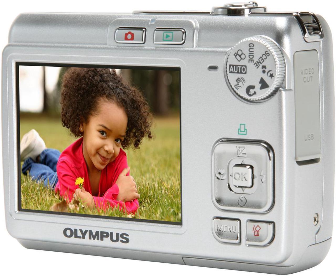 Alt view image 5 of 11 - OLYMPUS FE-210 Silver 7.1 MP 3X Optical Zoom Digital Camera
