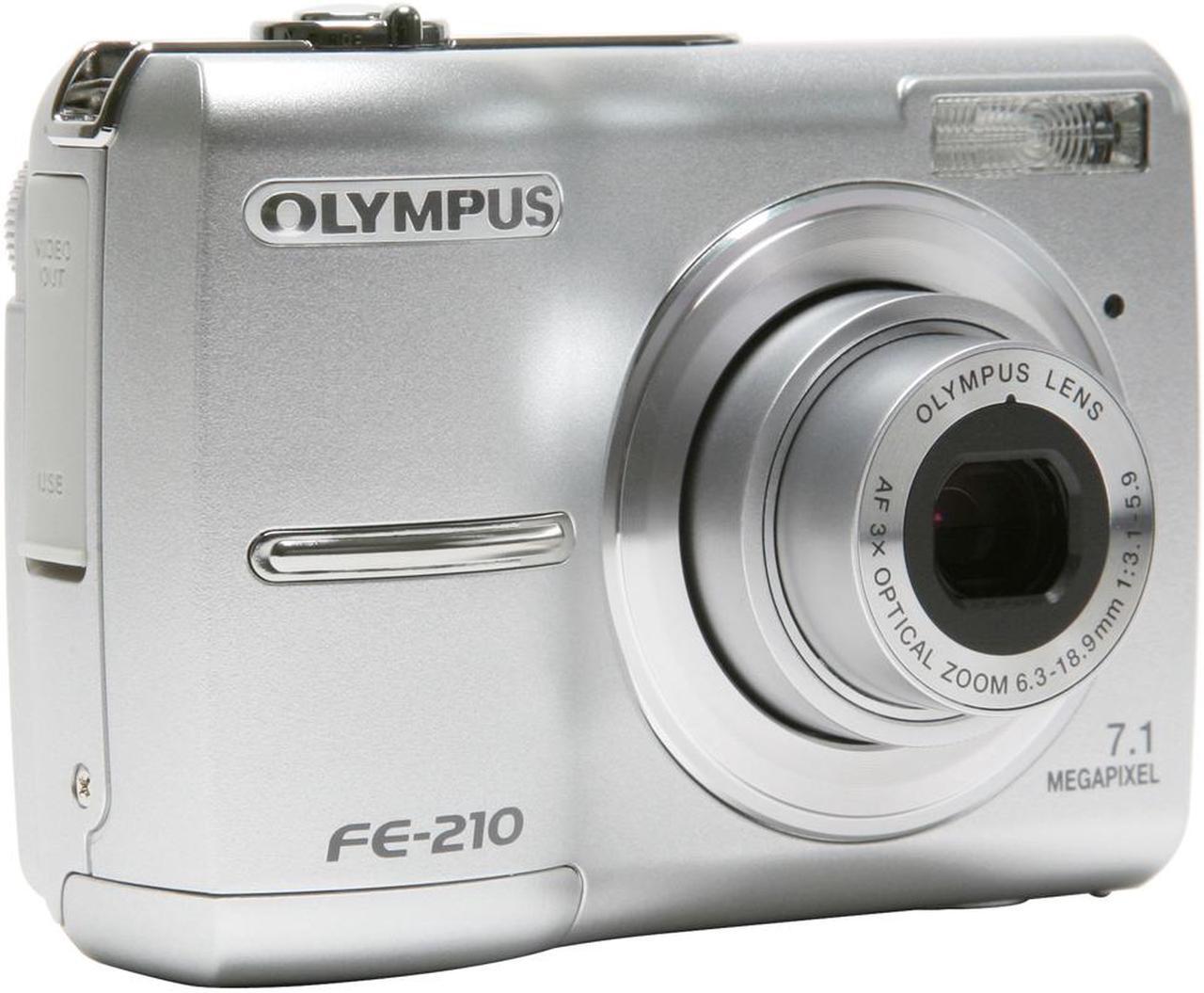 Alt view image 7 of 11 - OLYMPUS FE-210 Silver 7.1 MP 3X Optical Zoom Digital Camera