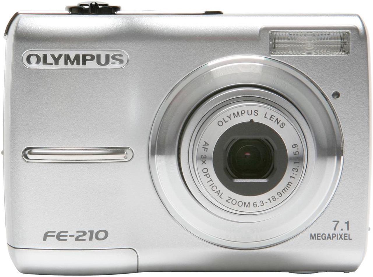 Alt view image 8 of 11 - OLYMPUS FE-210 Silver 7.1 MP 3X Optical Zoom Digital Camera