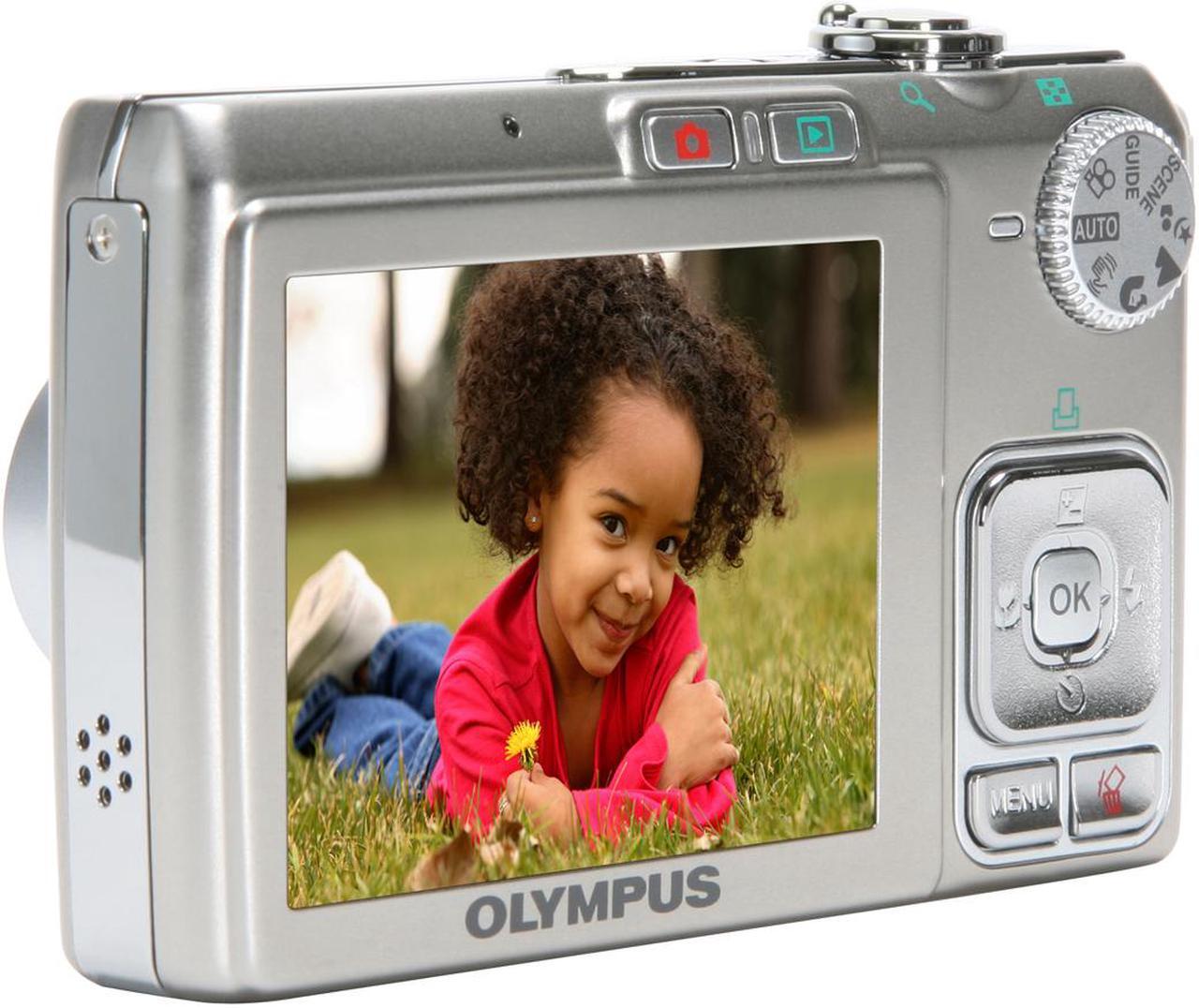 Alt view image 3 of 11 - OLYMPUS FE-230 Silver 7.1 MP 3X Optical Zoom Digital Camera