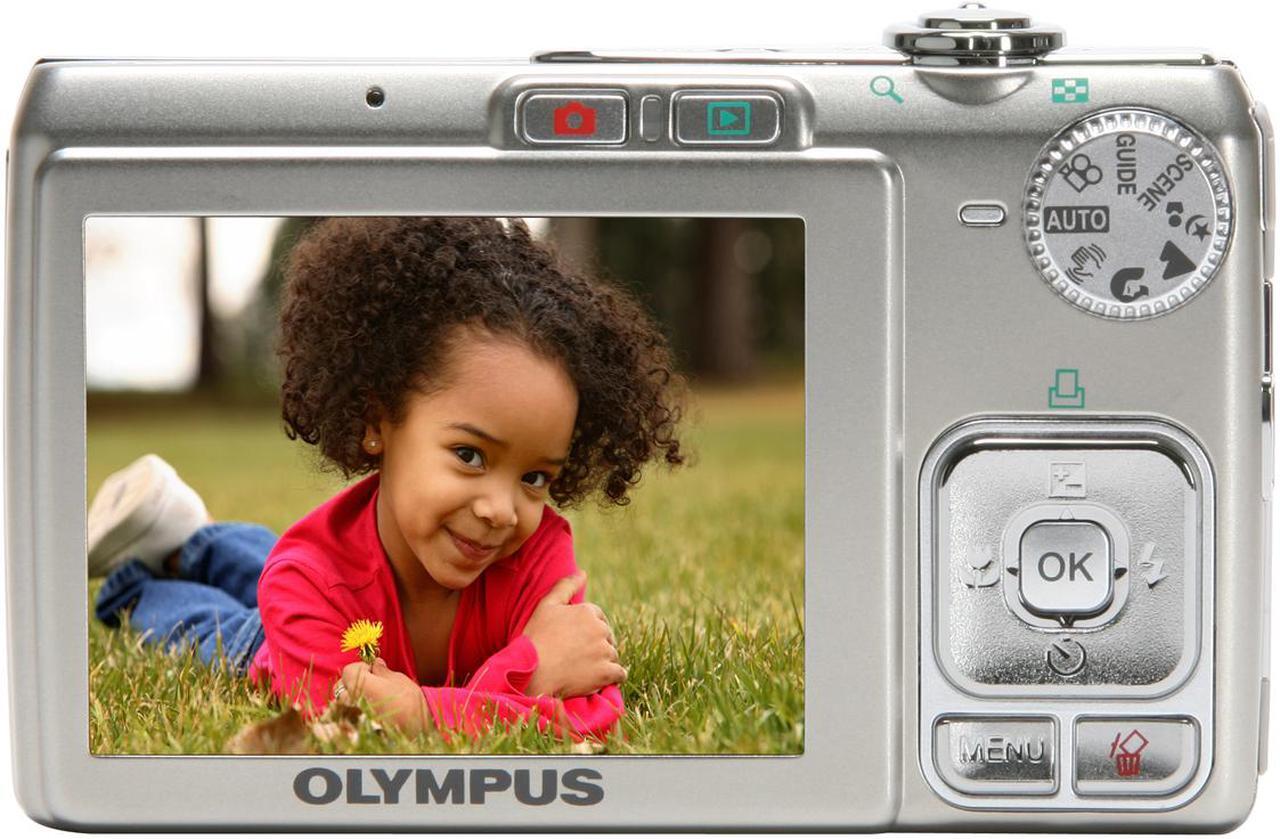 Alt view image 4 of 11 - OLYMPUS FE-230 Silver 7.1 MP 3X Optical Zoom Digital Camera