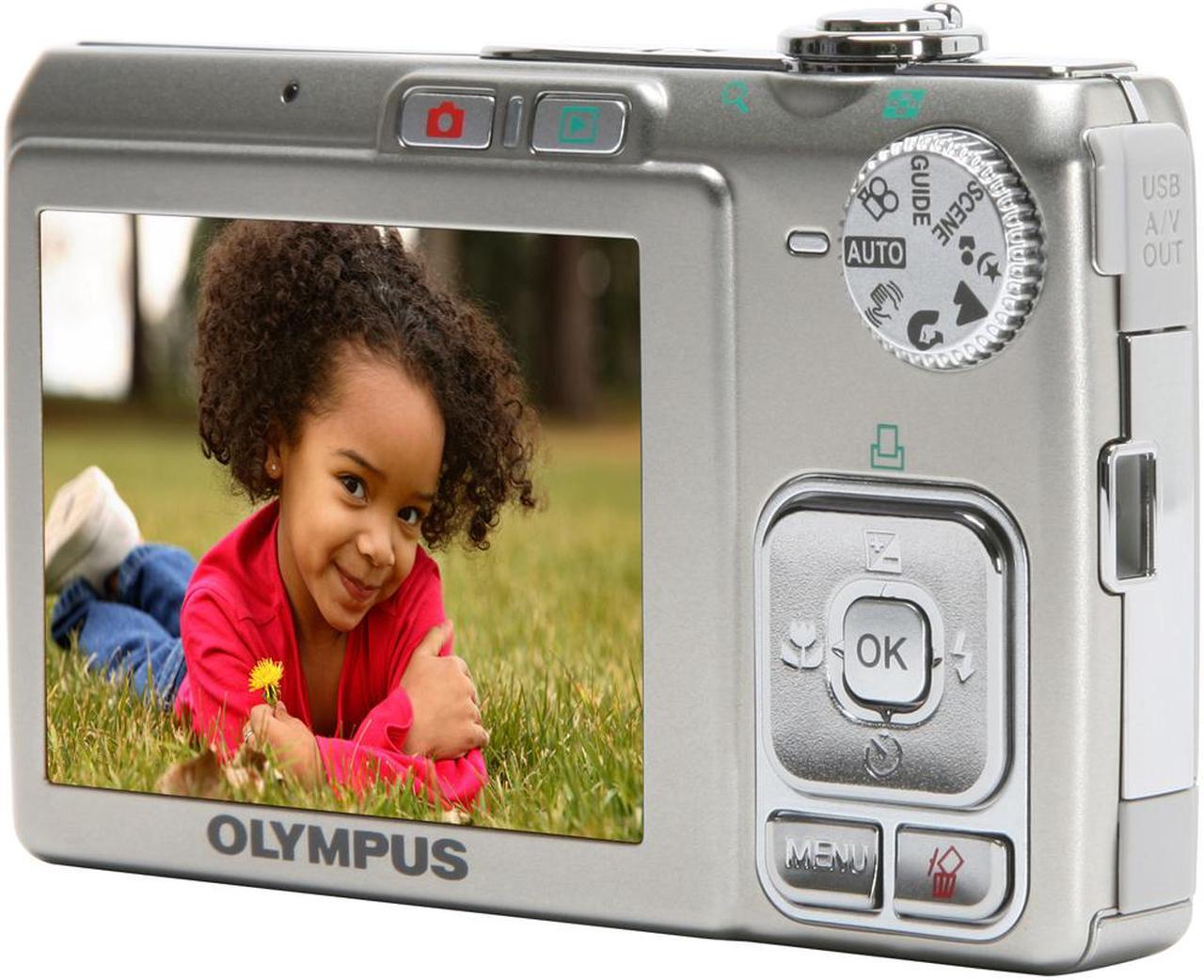 Alt view image 5 of 11 - OLYMPUS FE-230 Silver 7.1 MP 3X Optical Zoom Digital Camera