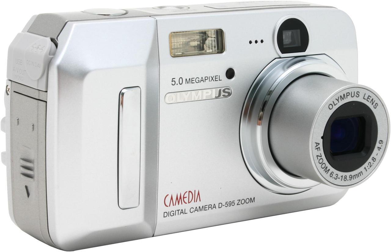 Main image of OLYMPUS D-595 Silver 5.0MP 3X Optical Zoom Digital Camera