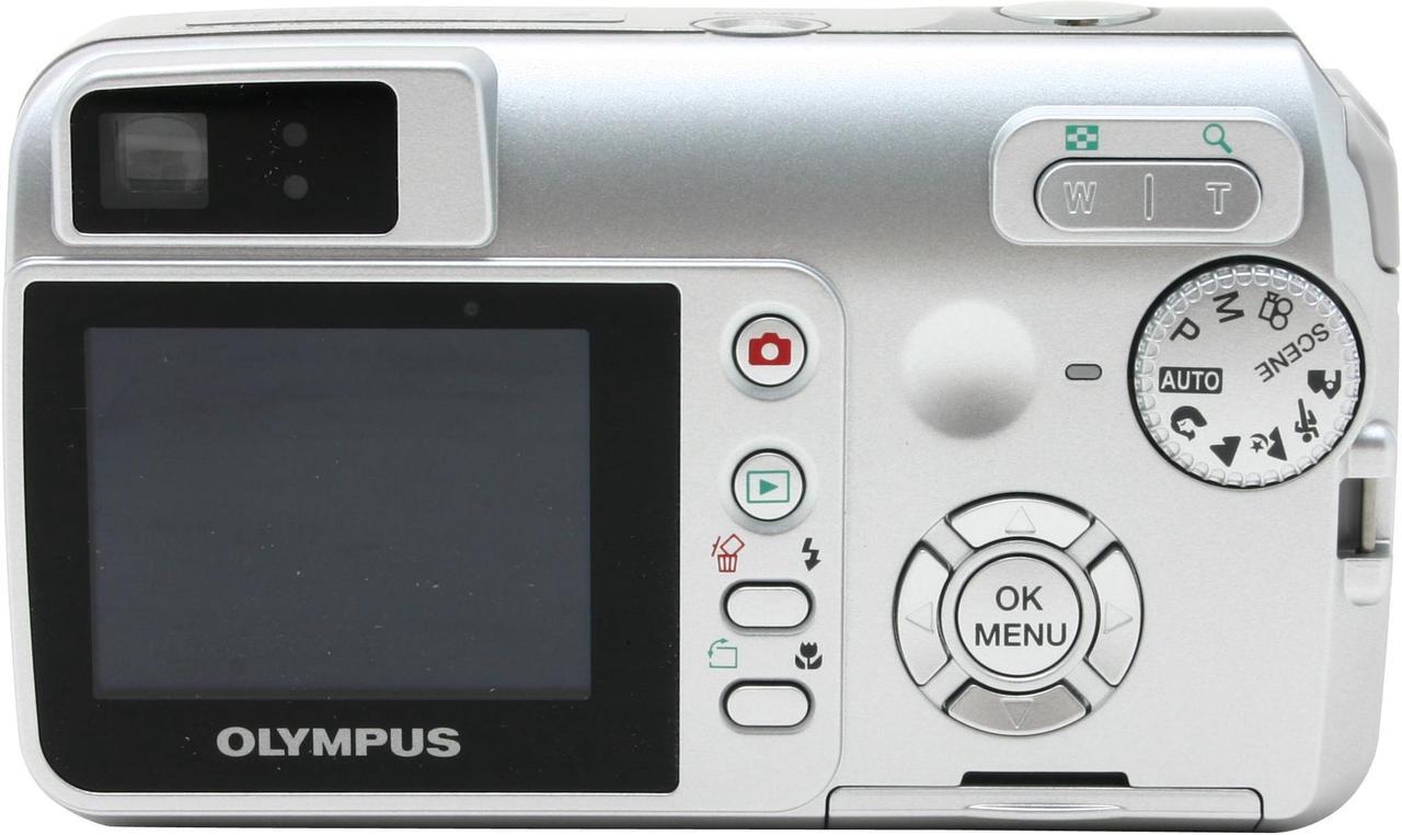 Alt view image 5 of 9 - OLYMPUS D-595 Silver 5.0MP 3X Optical Zoom Digital Camera