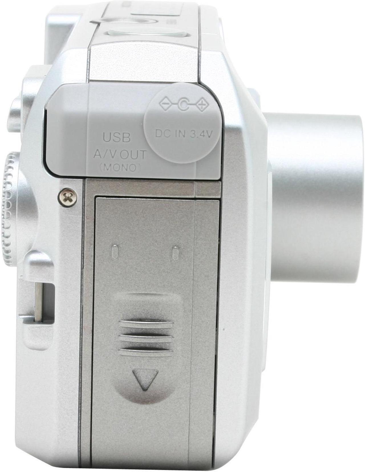 Alt view image 6 of 9 - OLYMPUS D-595 Silver 5.0MP 3X Optical Zoom Digital Camera