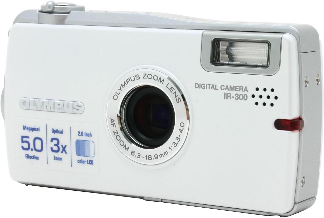 Alt view image 3 of 10 - OLYMPUS IR-300 Silver 5.0 MP 3X Optical Zoom Digital Camera