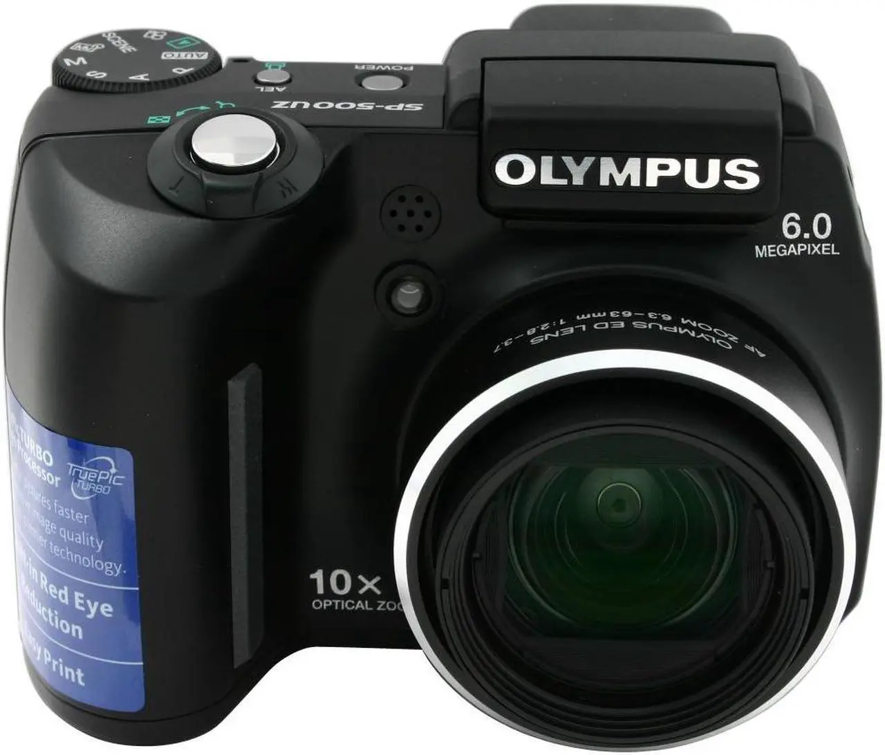 Alt view image 3 of 8 - OLYMPUS SP-500 UZ Black 6 MP 10X Optical Zoom Digital Camera