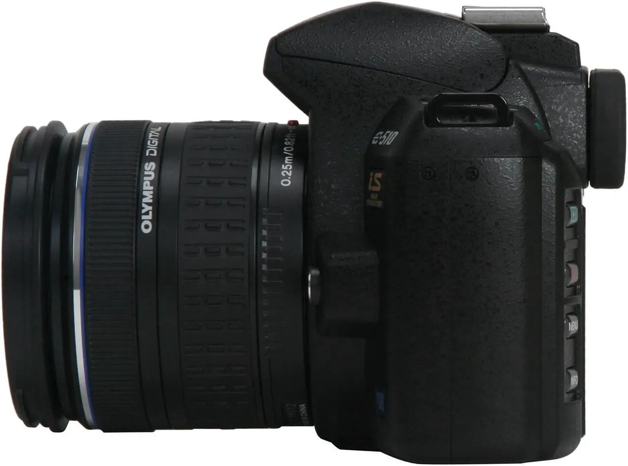 Alt view image 2 of 13 - OLYMPUS EVOLT E-510 Black 10.0 MP Digital SLR Camera w/ ZUIKO DIGITAL 14-42mm f/3.5-5.6 Lens