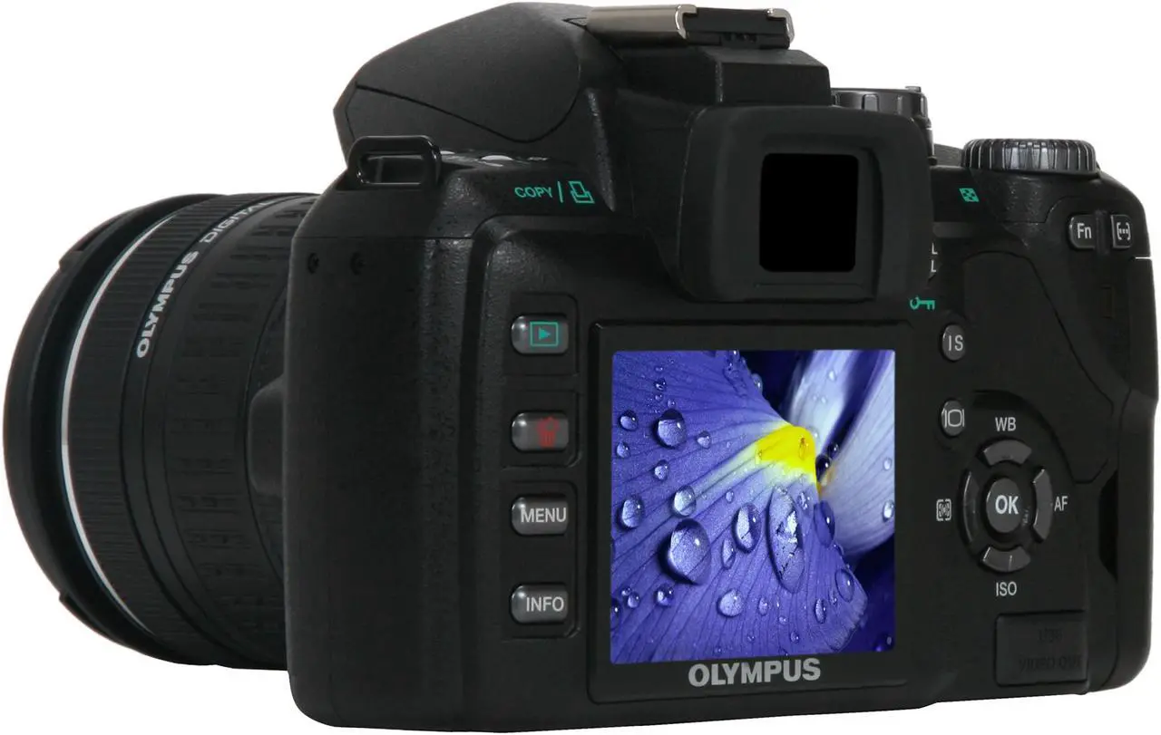 Alt view image 3 of 13 - OLYMPUS EVOLT E-510 Black 10.0 MP Digital SLR Camera w/ ZUIKO DIGITAL 14-42mm f/3.5-5.6 Lens