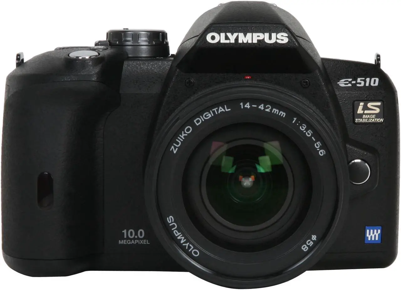 Alt view image 8 of 13 - OLYMPUS EVOLT E-510 Black 10.0 MP Digital SLR Camera w/ ZUIKO DIGITAL 14-42mm f/3.5-5.6 Lens