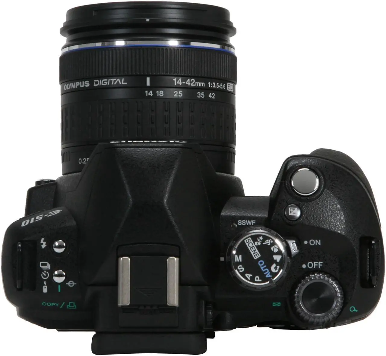Alt view image 10 of 13 - OLYMPUS EVOLT E-510 Black 10.0 MP Digital SLR Camera w/ ZUIKO DIGITAL 14-42mm f/3.5-5.6 Lens