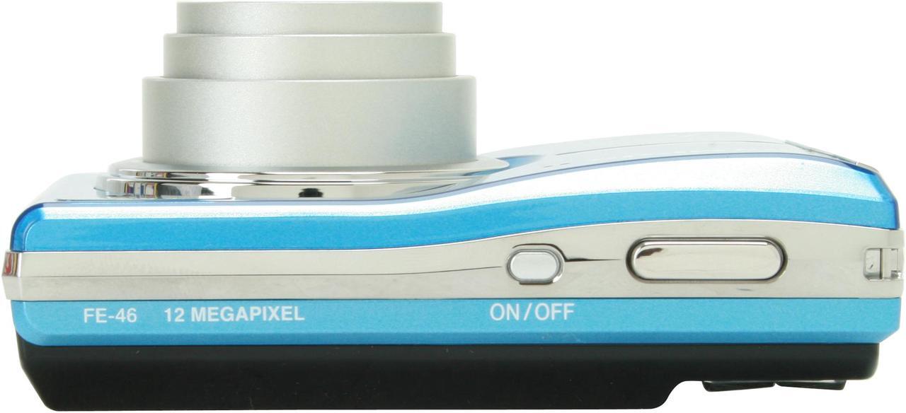 Alt view image 7 of 10 - OLYMPUS FE-46 Light Blue 12.0 MP 5X Optical Zoom Digital Camera with a FREE CASE and a box of Crayola Crayons