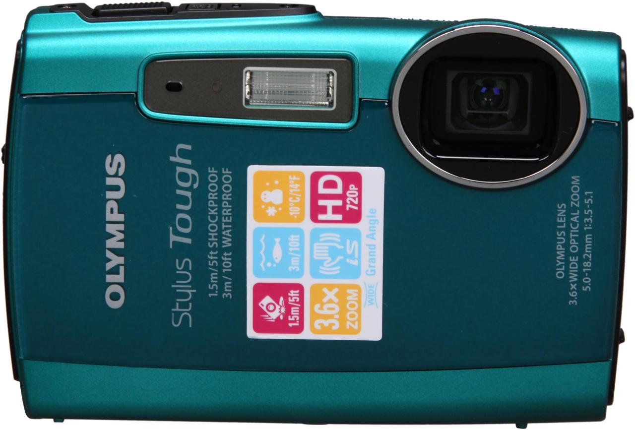 Alt view image 2 of 8 - OLYMPUS Stylus Tough 3000 Green 12 MP 3.6X Optical Zoom Waterproof Shockproof 28mm Wide Angle Digital Camera