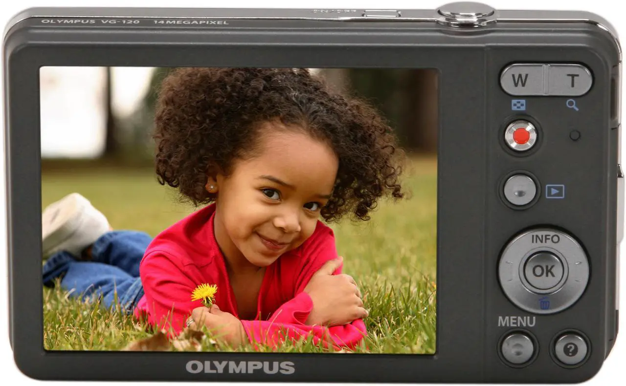 Alt view image 4 of 8 - OLYMPUS VG-120 Black 14.0 MP 5X Optical Zoom Digital Camera