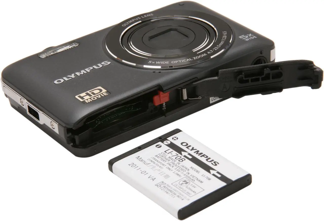 Alt view image 7 of 8 - OLYMPUS VG-120 Black 14.0 MP 5X Optical Zoom Digital Camera