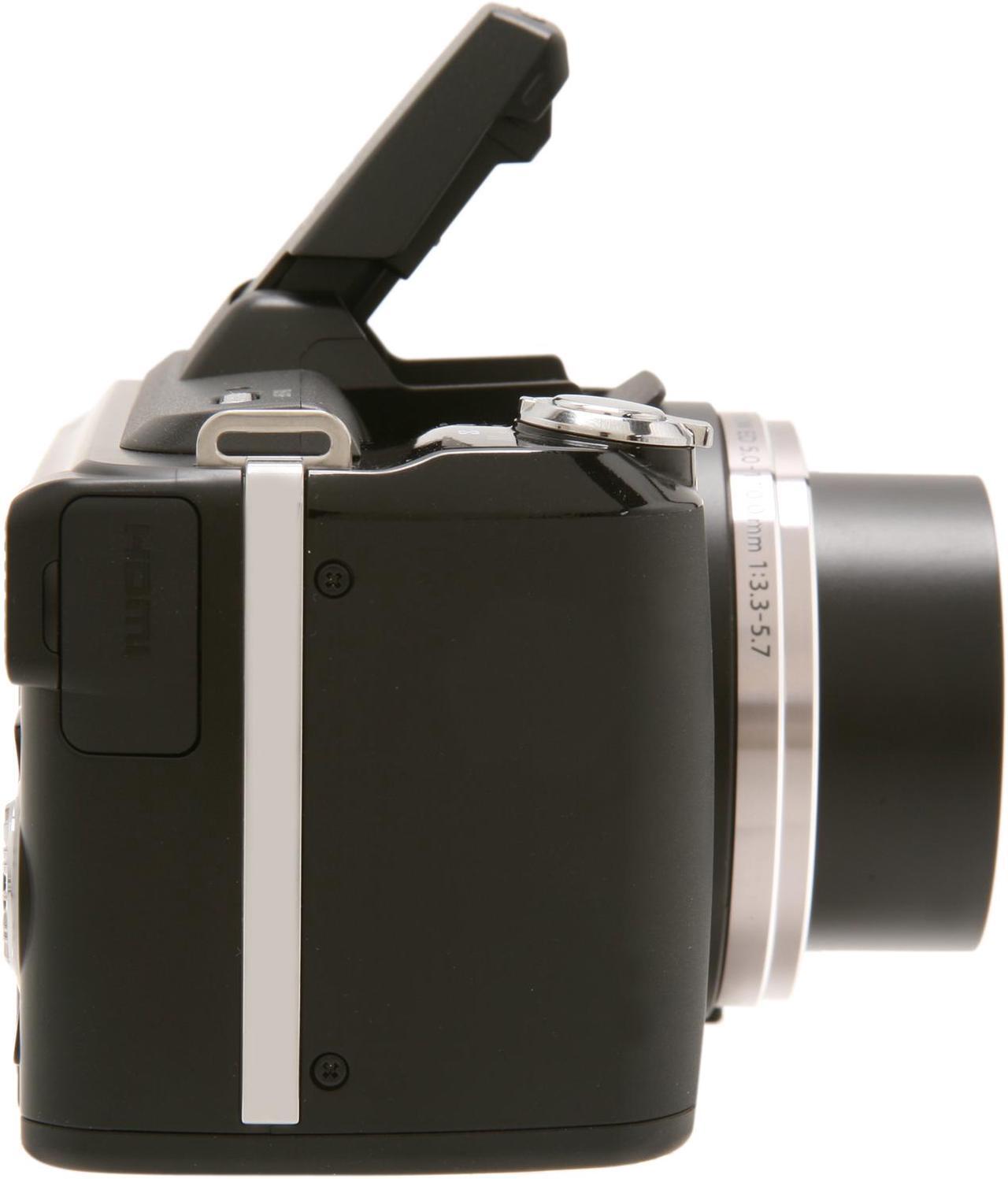 Alt view image 3 of 8 - OLYMPUS SP-610UZ Black 14 MP 22X Optical Zoom 28mm Wide Angle Digital Camera with Ultra Zoom Case
