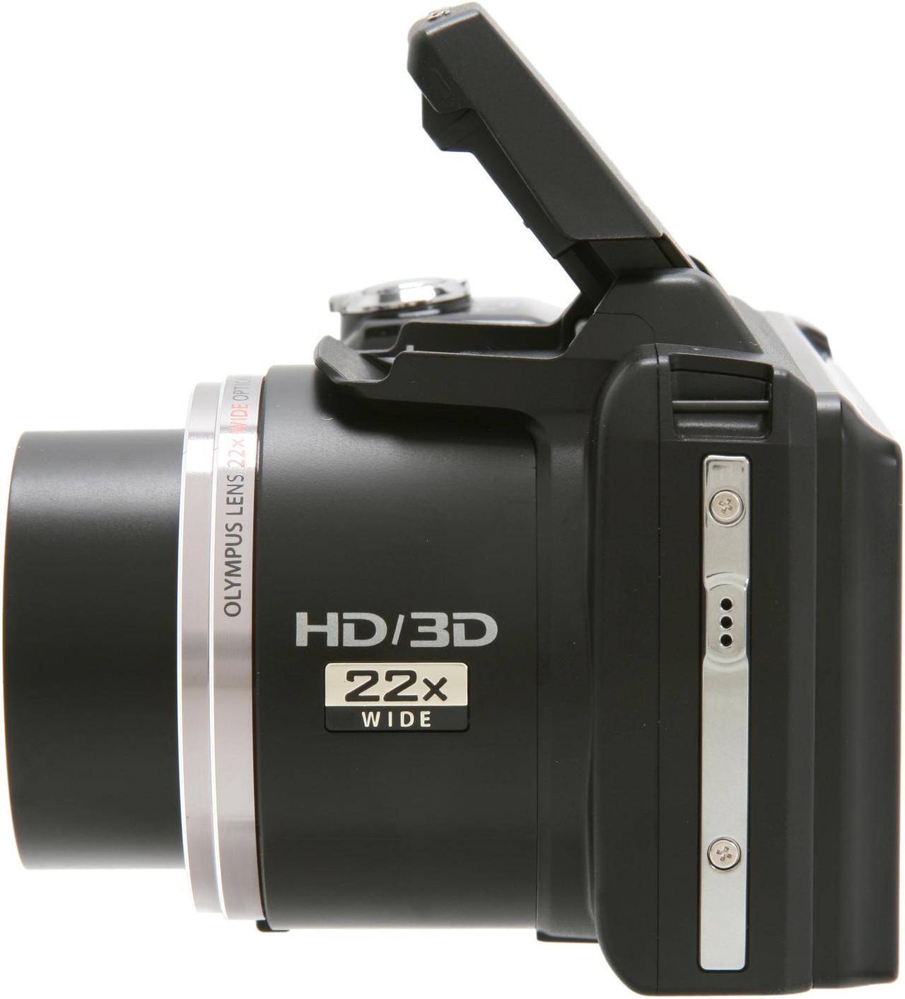 Alt view image 5 of 8 - OLYMPUS SP-610UZ Black 14 MP 22X Optical Zoom 28mm Wide Angle Digital Camera with Ultra Zoom Case
