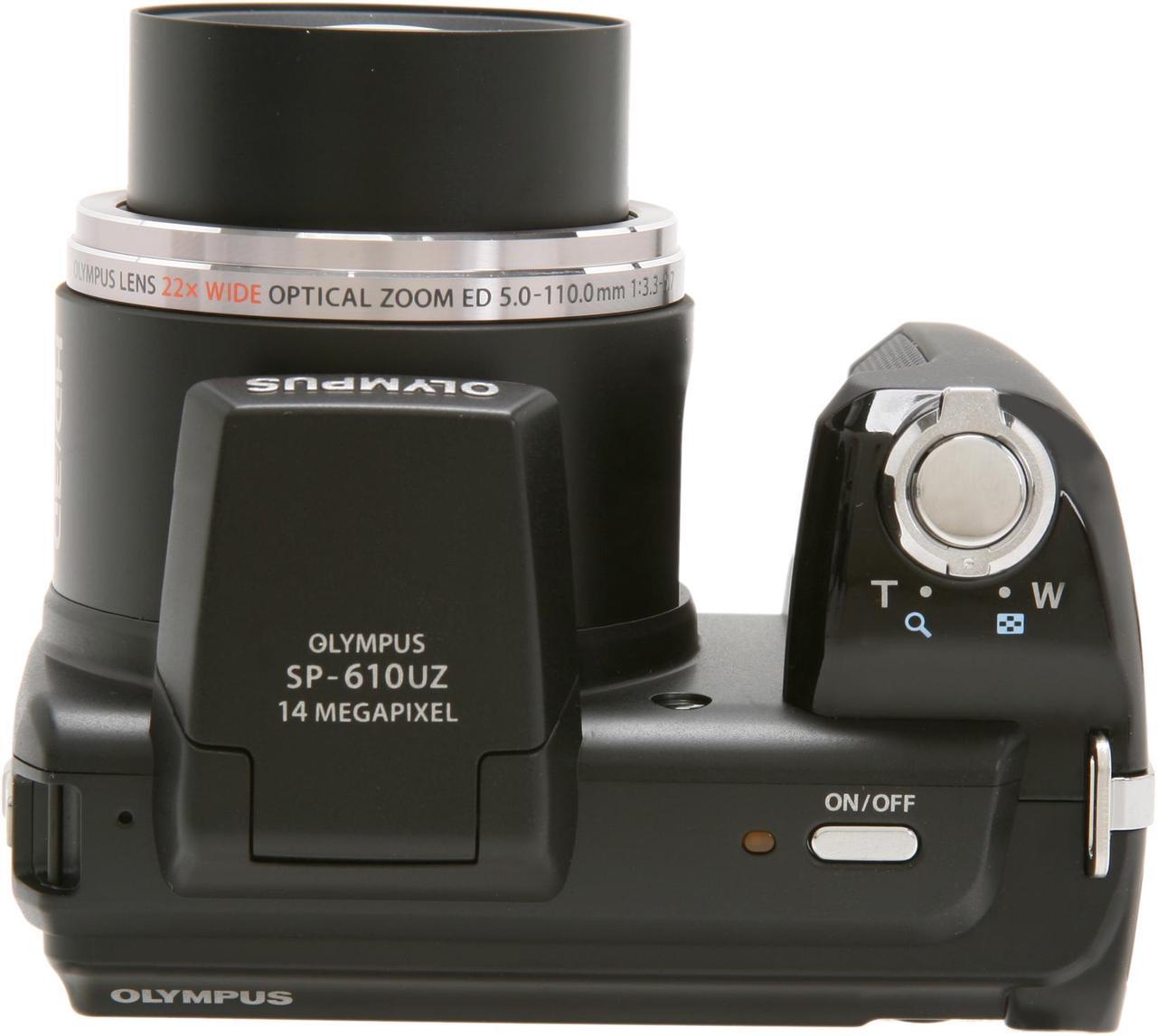 Alt view image 6 of 8 - OLYMPUS SP-610UZ Black 14 MP 22X Optical Zoom 28mm Wide Angle Digital Camera with Ultra Zoom Case