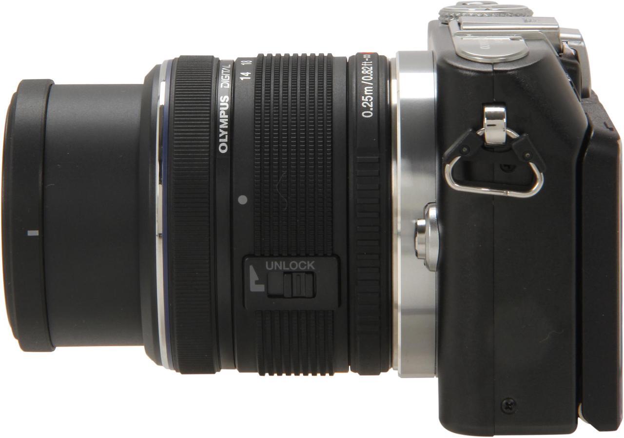 Alt view image 3 of 9 - Olympus PEN E-PL3 Black 12.3MP Digital Camera with 14-42mm Lens