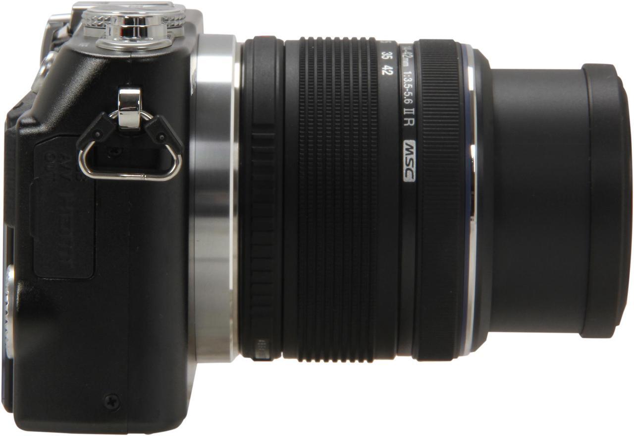 Alt view image 5 of 9 - Olympus PEN E-PL3 Black 12.3MP Digital Camera with 14-42mm Lens