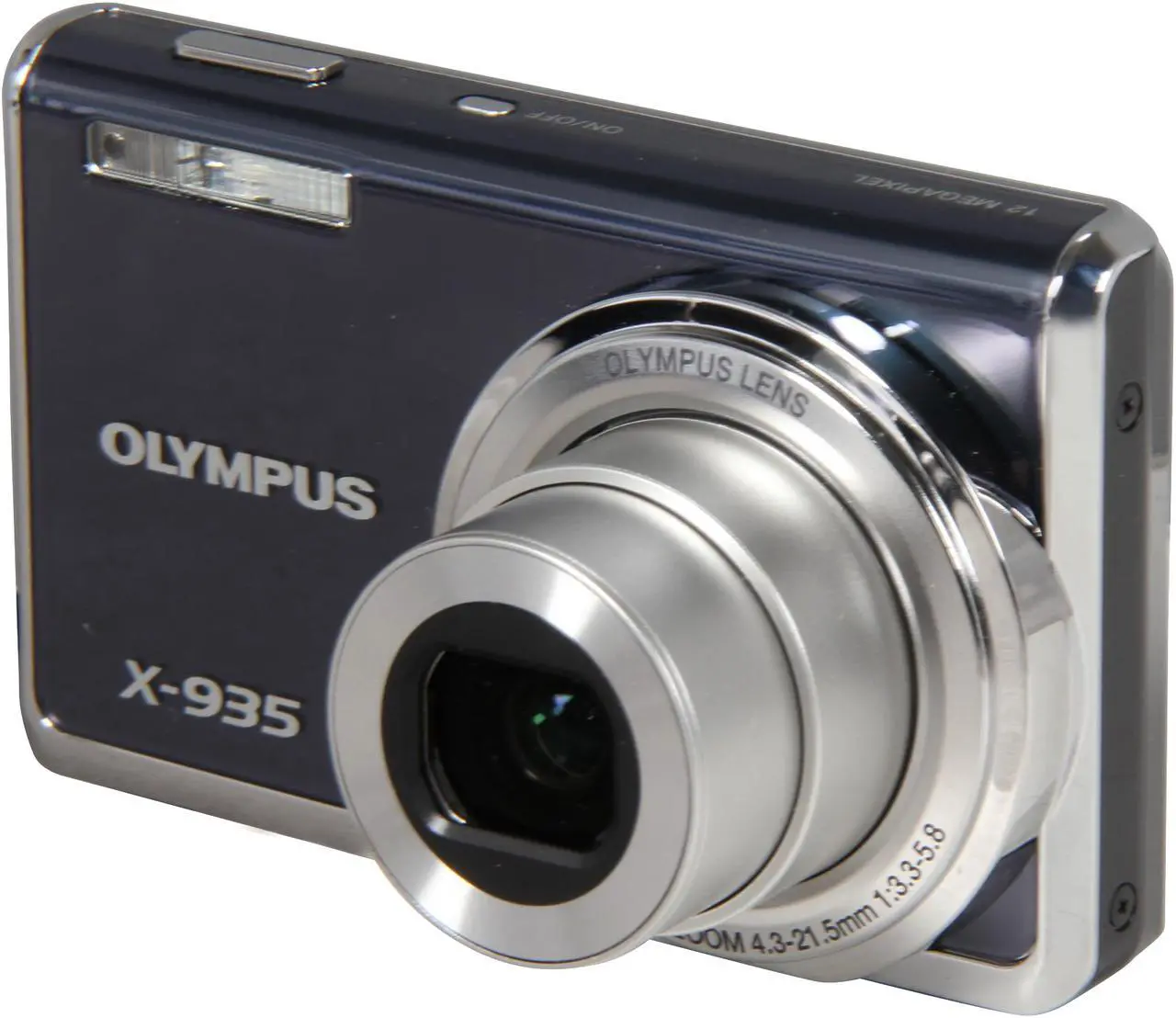 Main image of OLYMPUS X-935 Gray 12 MP 5X Optical Zoom 24mm Wide Angle Digital Camera