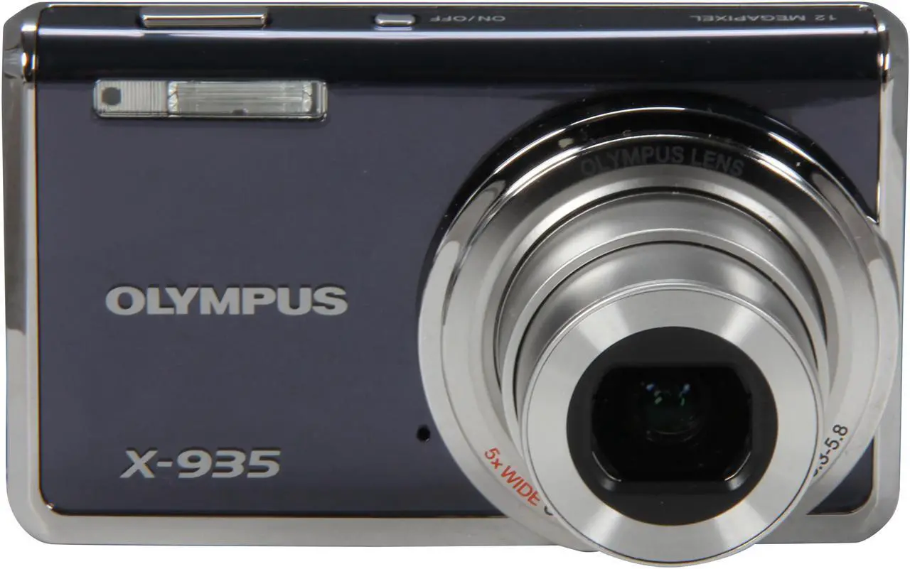 Alt view image 2 of 8 - OLYMPUS X-935 Gray 12 MP 5X Optical Zoom 24mm Wide Angle Digital Camera
