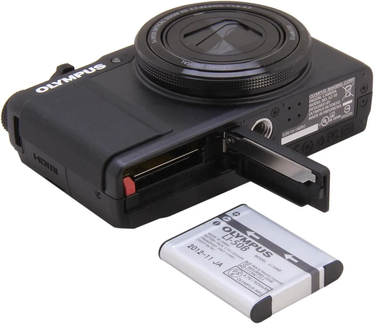 Alt view image 9 of 9 - OLYMPUS Stylus XZ-10 Black 12 MP 5X Optical Zoom Digital Camera HDTV Output