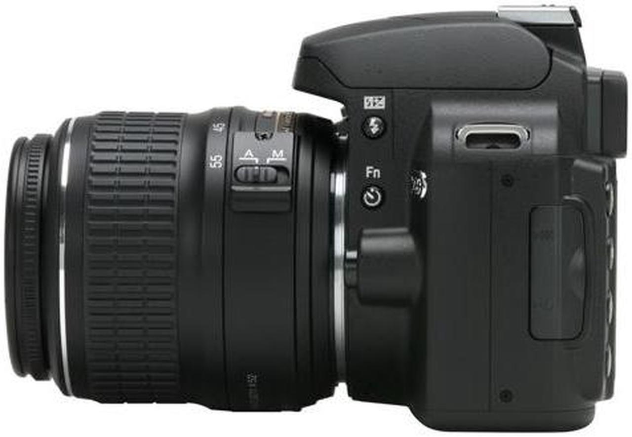 Alt view image 2 of 13 - Nikon D40 Black 6.1 MP Digital SLR Camera w/AF-S DX NIKKOR ED 18-55mm f/3.5-5.6G II Lens