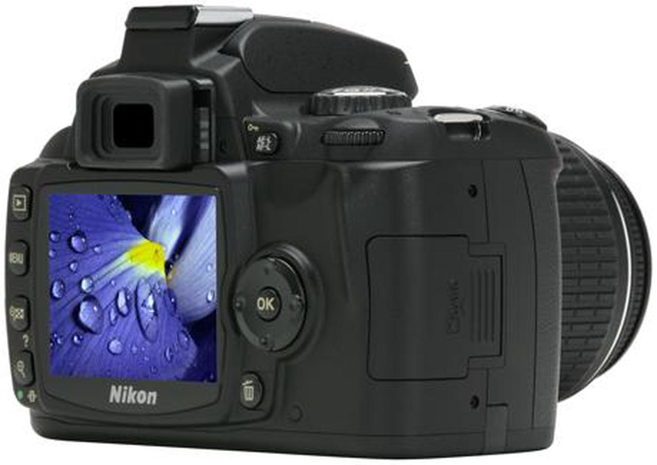 Alt view image 5 of 13 - Nikon D40 Black 6.1 MP Digital SLR Camera w/AF-S DX NIKKOR ED 18-55mm f/3.5-5.6G II Lens