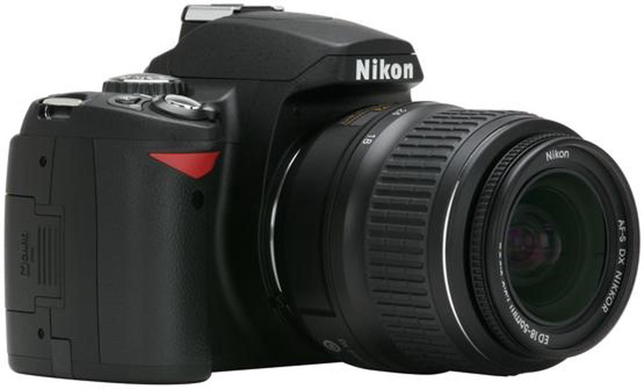 Alt view image 7 of 13 - Nikon D40 Black 6.1 MP Digital SLR Camera w/AF-S DX NIKKOR ED 18-55mm f/3.5-5.6G II Lens
