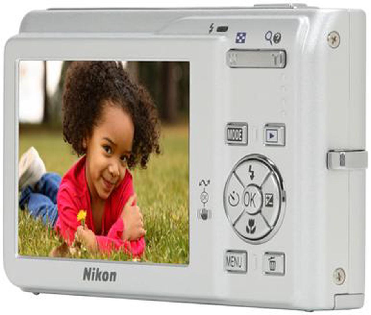 Alt view image 3 of 11 - Nikon CoolPix S200 Silver 7.1 MP 3X Optical Zoom Digital Camera