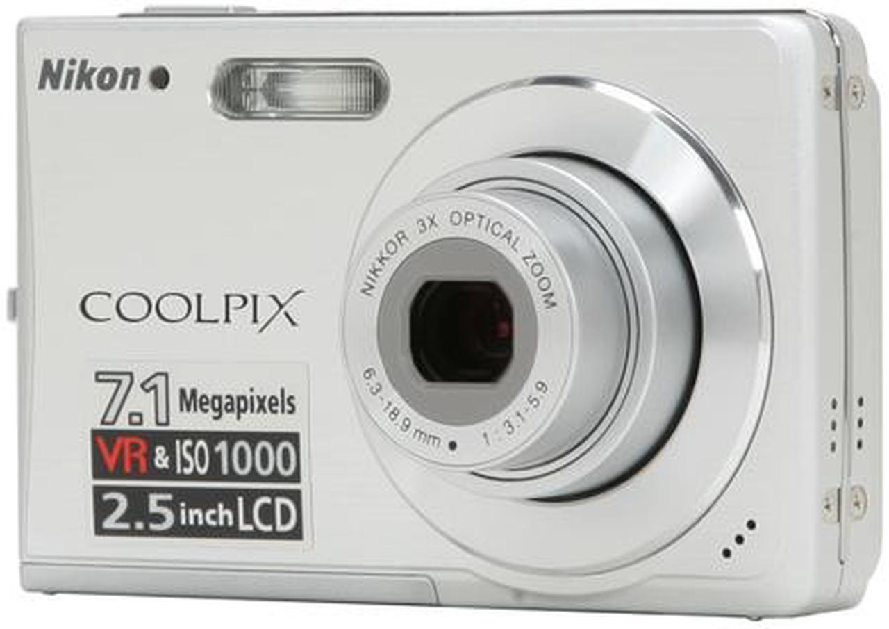 Main image of Nikon CoolPix S200 Silver 7.1 MP 3X Optical Zoom Digital Camera