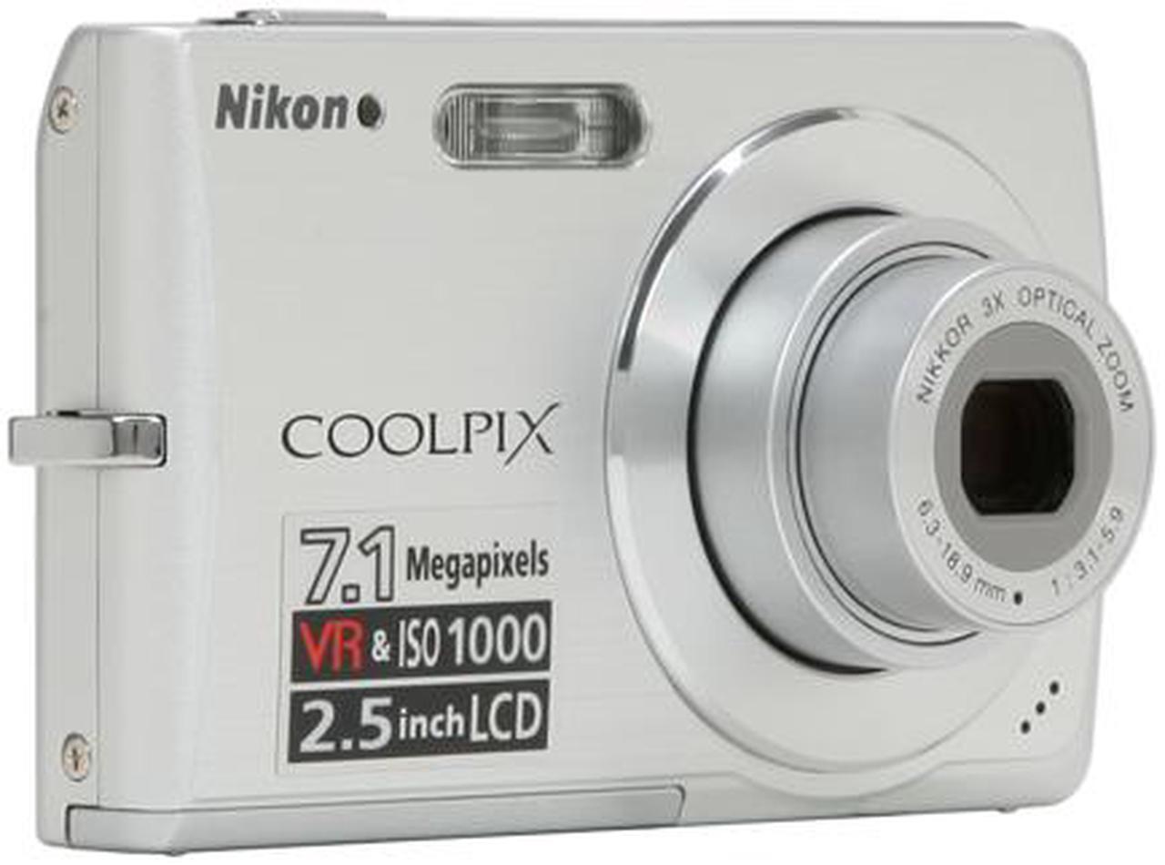 Alt view image 7 of 11 - Nikon CoolPix S200 Silver 7.1 MP 3X Optical Zoom Digital Camera