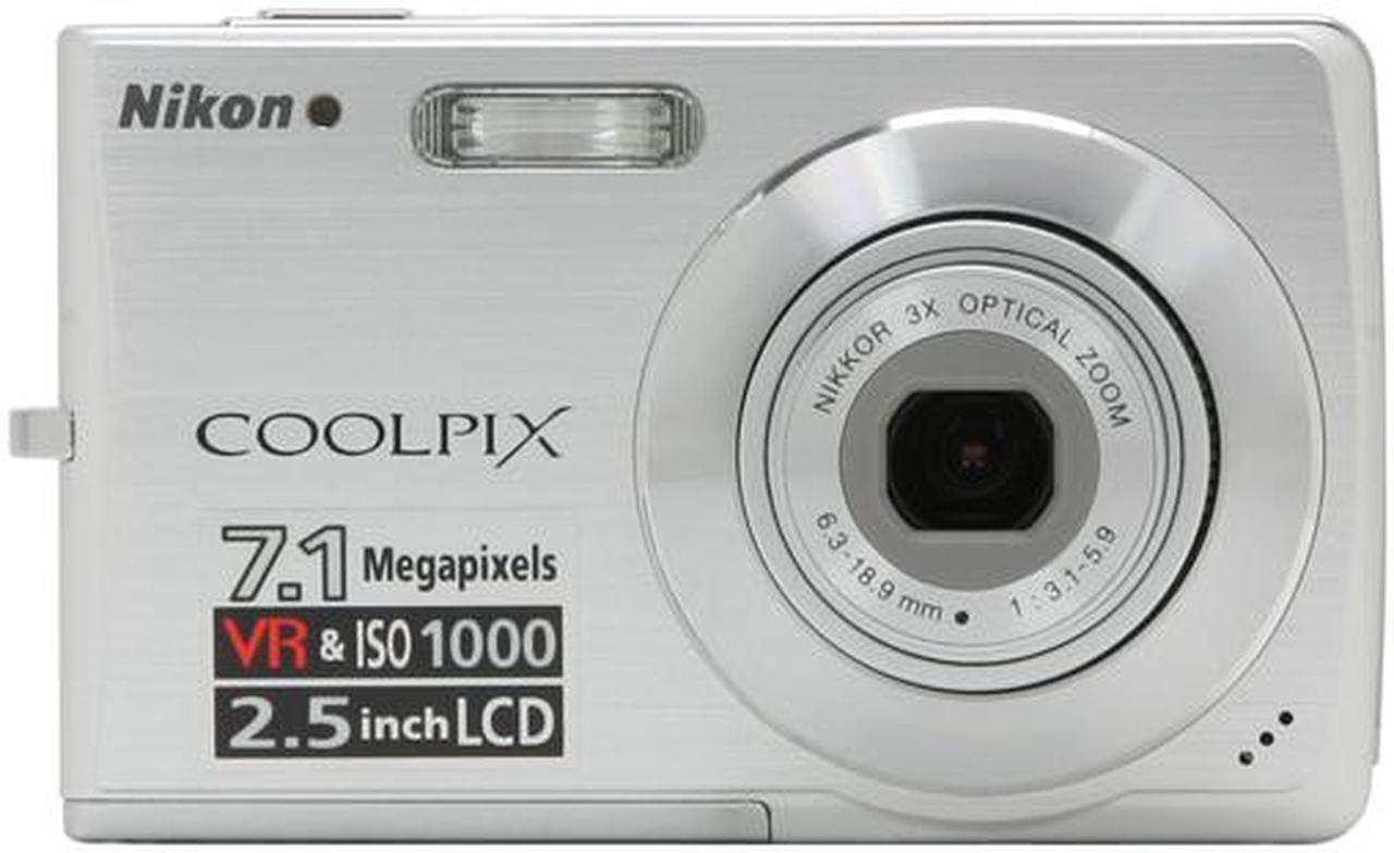 Alt view image 8 of 11 - Nikon CoolPix S200 Silver 7.1 MP 3X Optical Zoom Digital Camera