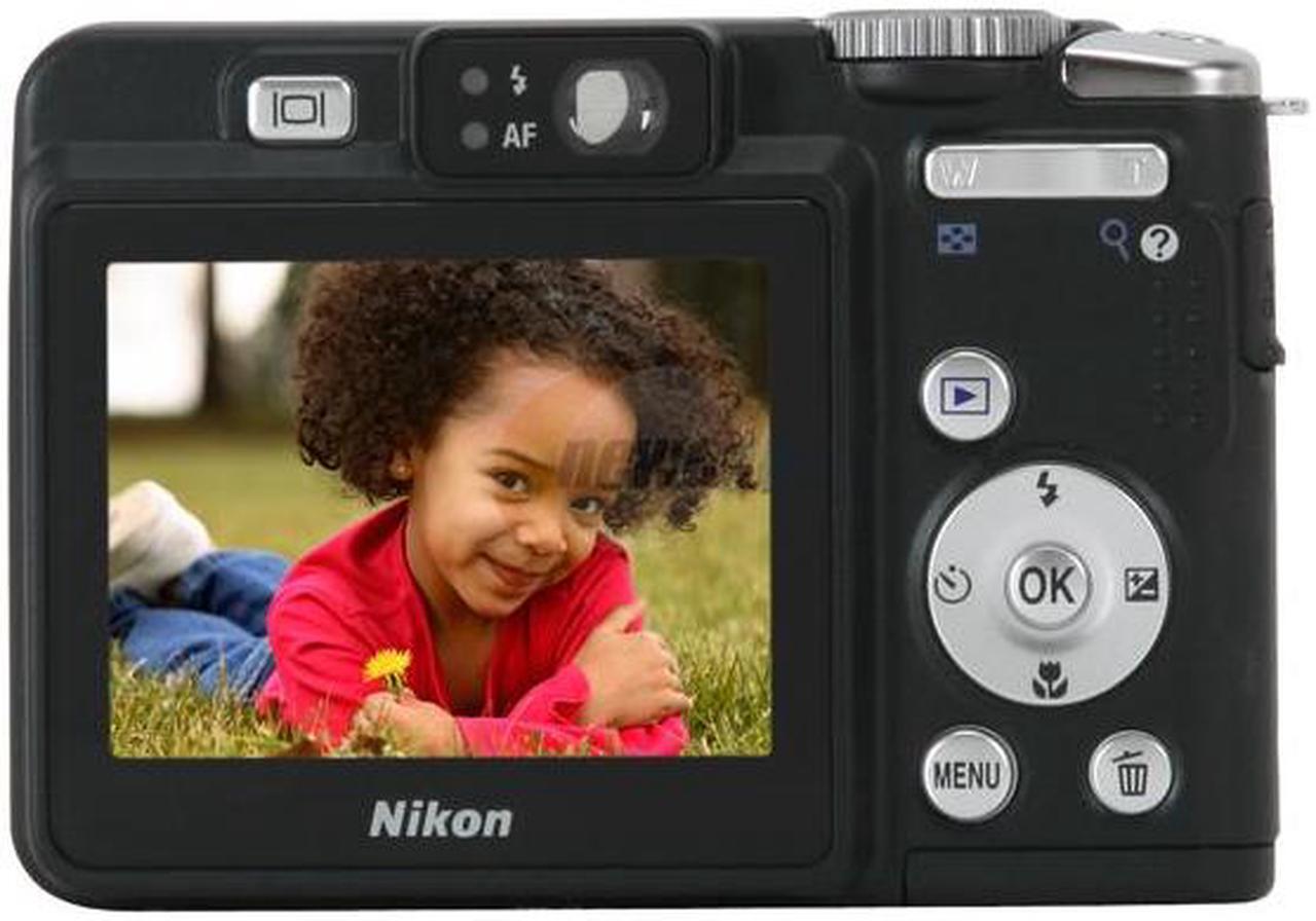 Alt view image 4 of 12 - Nikon Coolpix P50 Black 8.1 MP 2.4" 115K LCD 3.6X Optical Zoom 28mm Wide Angle Digital Camera