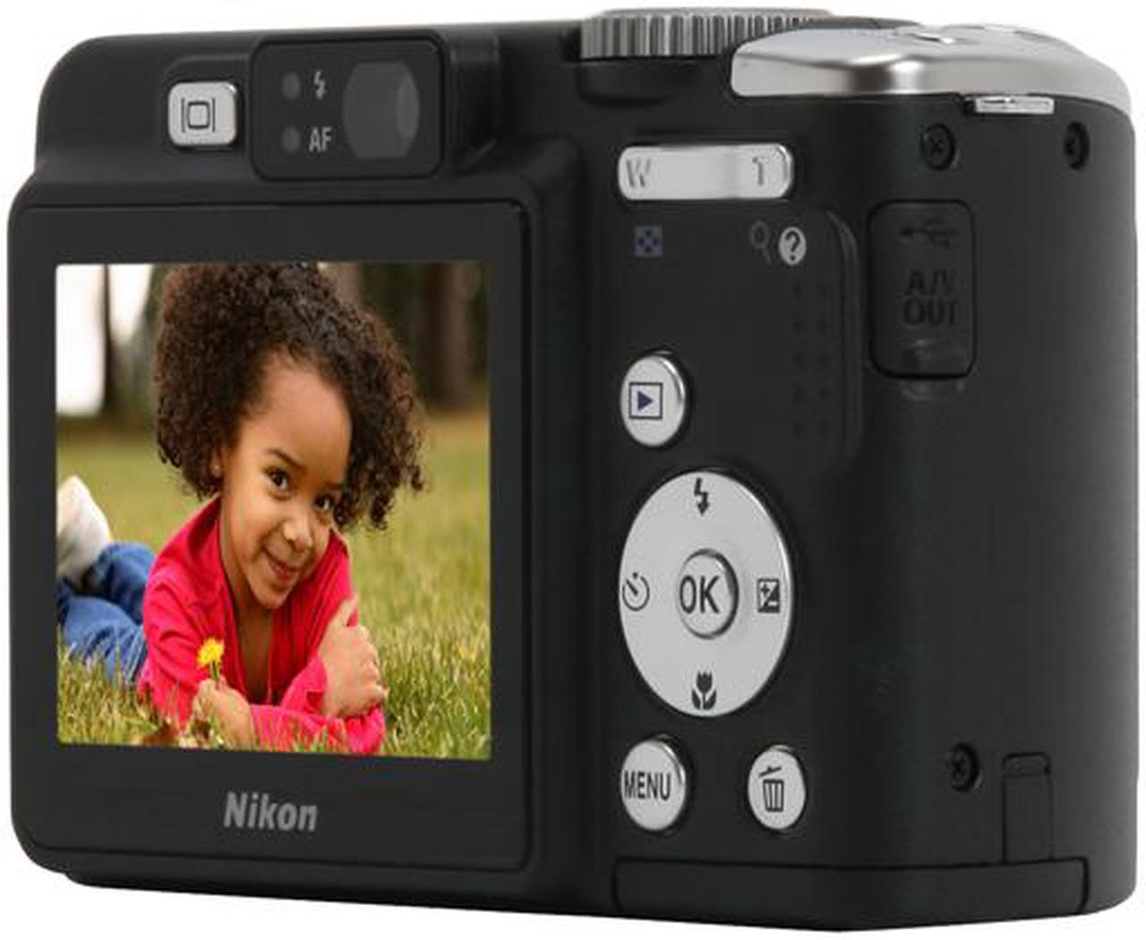 Alt view image 5 of 12 - Nikon Coolpix P50 Black 8.1 MP 2.4" 115K LCD 3.6X Optical Zoom 28mm Wide Angle Digital Camera