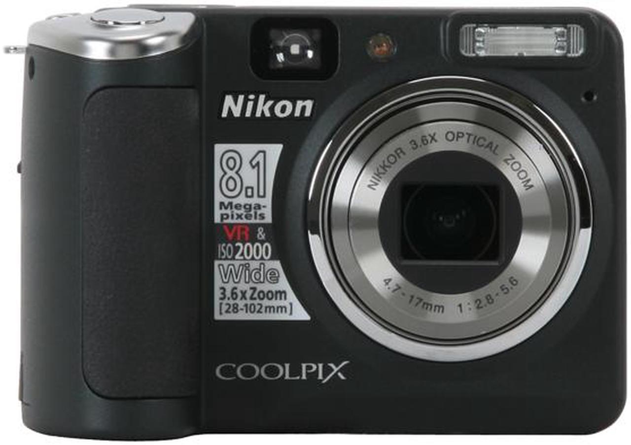 Alt view image 8 of 12 - Nikon Coolpix P50 Black 8.1 MP 2.4" 115K LCD 3.6X Optical Zoom 28mm Wide Angle Digital Camera