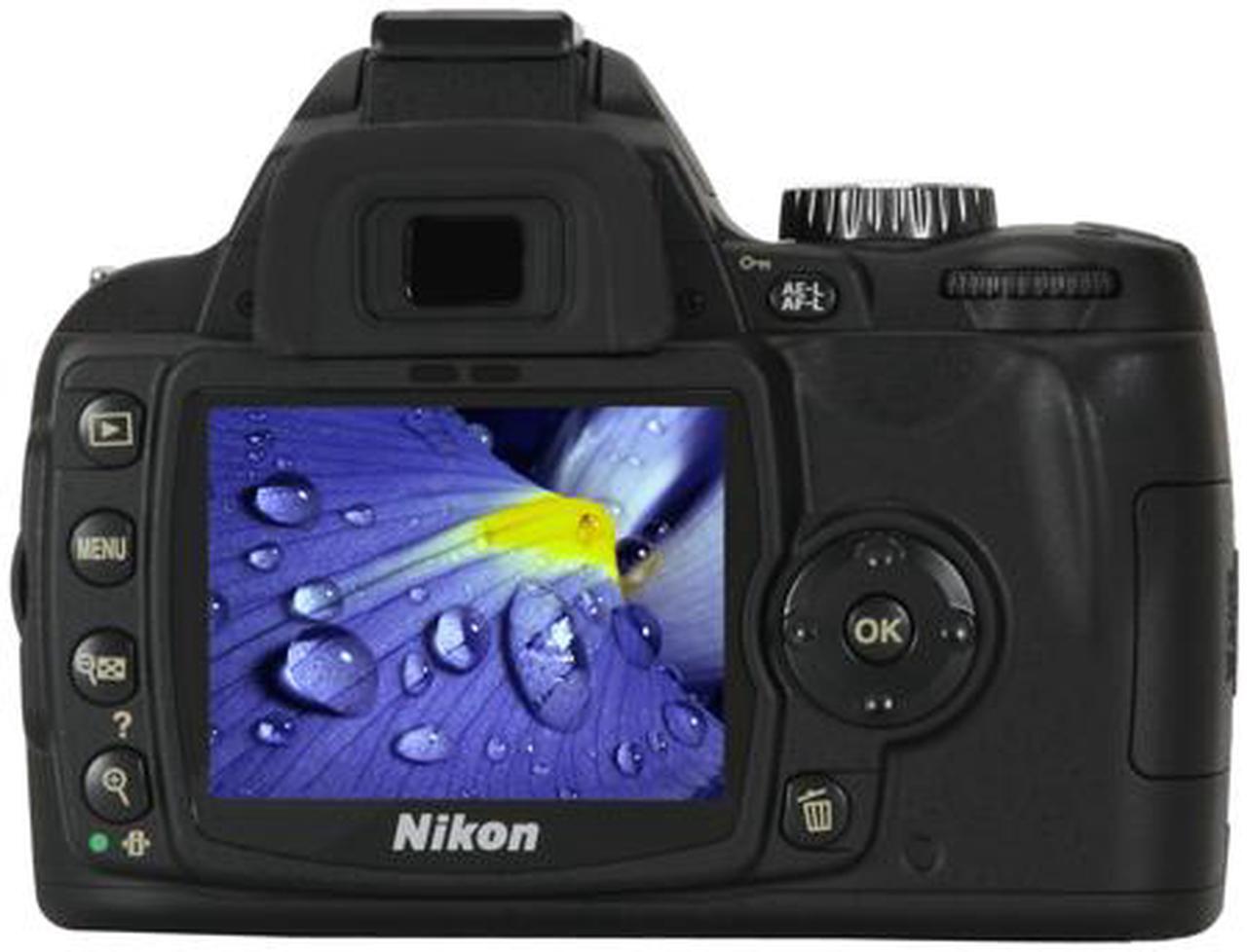 Alt view image 6 of 14 - Nikon D60 Black 10.2 MP Digital SLR Camera w/AF-S DX VR NIKKOR 18-55 mm f/3.5-5.6 & 55-200mm Lens