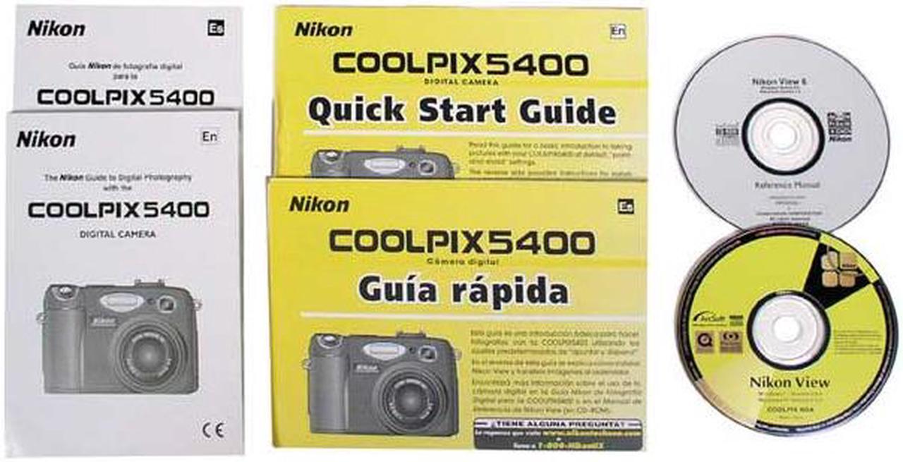 Alt view image 8 of 9 - Nikon Coolpix 5400 Black 5.1MP 4X Optical Zoom Digital Camera